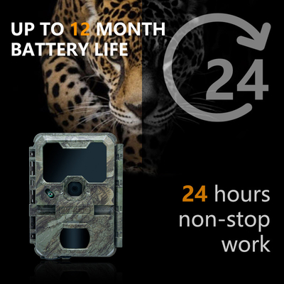 Telecamera di monitoraggio della fauna selvatica Visione notturna 0.1s Velocità di cattura 32MP 4K Telecamera da caccia impermeabile IP67 Telecamera di osservazione degli animali accessori da caccia