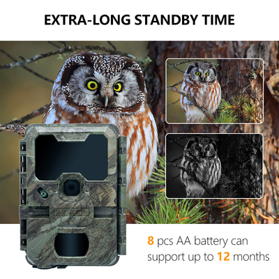 Telecamera di monitoraggio della fauna selvatica Visione notturna 0.1s Velocità di cattura 32MP 4K Telecamera da caccia impermeabile IP67 Telecamera di osservazione degli animali accessori da caccia