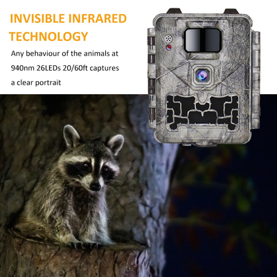 KW561 Trail Infra Cam Mini 30MP 0.25s Velocità 4K Video Risoluzione Sensore CMOS impermeabile SD Me
