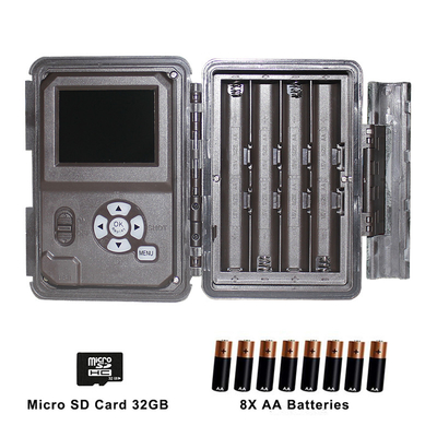 KW698A fotocamera da caccia a doppio obiettivo 2 sensori fotocamera da esplorazione 4K videocamera da gioco visione notturna
