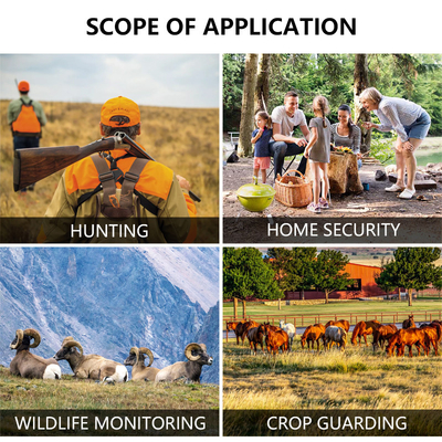 Fotocamere da caccia HD 30MP Camouflage di visione notturna Fotocamera con video 1080P e accessori da caccia impermeabili IP66