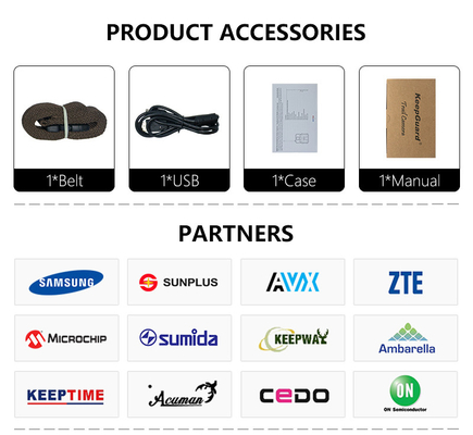 KW865 Camera nascosta WIFI Camera da caccia wireless all'aperto IP67 20MP Camera da traccia che invia immagini al tuo