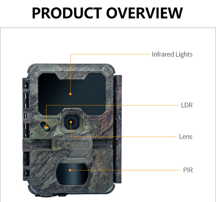WIFI trail Camera KW866 impermeabile IP67 OEM/ODM fino a 512GB Storage SD Memory Card 32MP 4K wildlife camera