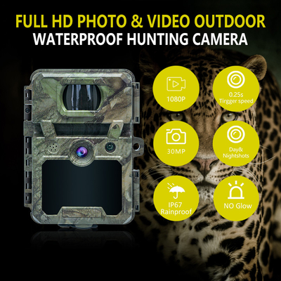 Trail Camera ODM/OEM KW571 impermeabile IP67 Sensore CMOS senza lucentezza 30MP foto 1080P 0,25s velocità di attivazione visione notturna