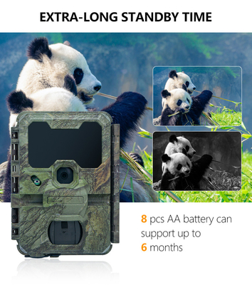 Fotocamera da caccia WIFI KW866 impermeabile IP67 OEM/ODM fino a 512GB Memoria SD 32MP fotocamera 4K