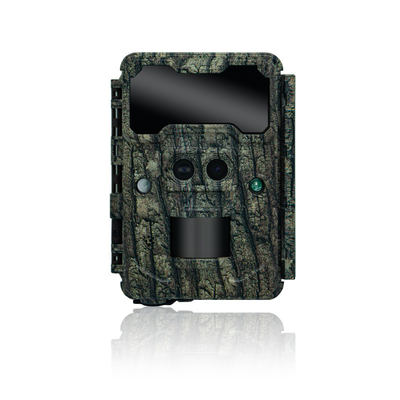 Fotocamera da caccia all'aperto KW696 a doppia lente 30MP impermeabile IP67 visione notturna 1080p fino a 512GB di archiviazione fotocamera senza traccia luminosa