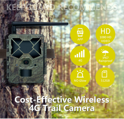 2024 più recente fotocamera di prova wireless 4G OEM/ODM KW886 24MP 0.1s trigger 120ft Night Range costruito in SIM card fotocamera fauna selvatica