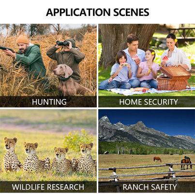 Camere da caccia e da tracciamento pannello solare 4G telecamera wireless KW897 con doppia antenna 100ft Night Range 36MP 2K Video a 30fps