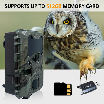 Fotocamera da caccia a visione notturna con piccola dimensione KW788 0.1s azionamento immagine nitida 32MP video 4K impermeabile IP67 per la caccia