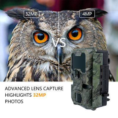 Fotocamera da caccia a visione notturna con piccola dimensione KW788 0.1s azionamento immagine nitida 32MP video 4K impermeabile IP67 per la caccia