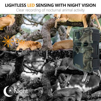 Fotocamere di caccia HD personalizzabili per l'esplorazione della fauna selvatica con supporto per schede di memoria da 512 GB