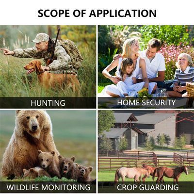 Fotocamere di caccia HD personalizzabili per l'esplorazione della fauna selvatica con supporto per schede di memoria da 512 GB