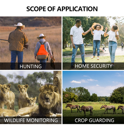 Fotocamera da caccia con piccole dimensioni KW788 0.1s tempo di risposta 32MP video 4K impermeabile IP67 fino a 512GB per l'osservazione della fauna selvatica