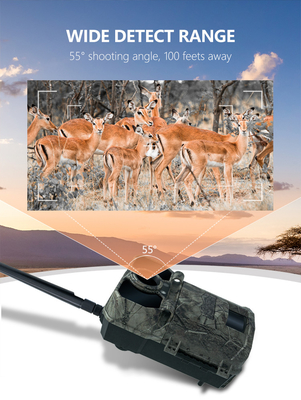 videocamera game&trail High-End per 4G videocamera da caccia KW896 con antenna 100ft Night Range 32MP