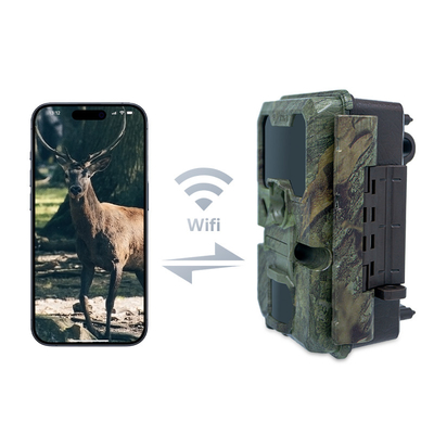 Fotocamera da caccia WIFI KW866 impermeabile IP67 OEM/ODM fino a 512GB Memoria SD 32MP fotocamera 4K