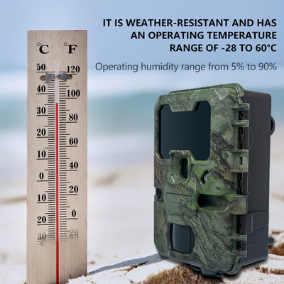 WIFI trail Camera KW866 impermeabile IP67 OEM/ODM fino a 512GB Storage SD Memory Card 32MP 4K wildlife camera