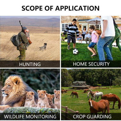 WIFI trail Camera KW866 impermeabile IP67 OEM/ODM fino a 512GB Storage SD Memory Card 32MP 4K wildlife camera