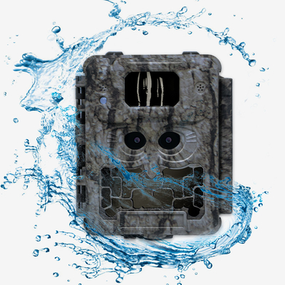 Fotocamera da caccia KW591 senza luce sensori doppi 1080P impermeabile IP67 0.4s velocità di attivazione fino a 512GB di archiviazione Fotocamera da caccia