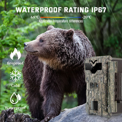 Gioco delle macchine fotografiche 4K di caccia di 32MP Dual Lens HD nessuna macchina fotografica della fauna selvatica di incandescenza