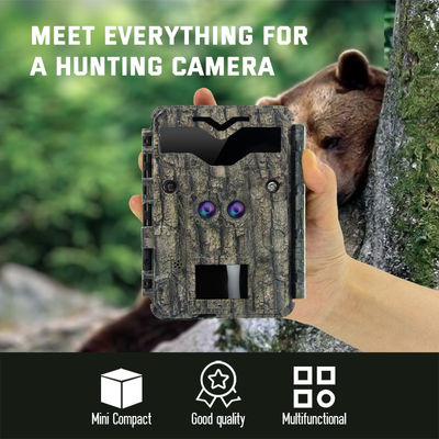 Gioco delle macchine fotografiche 4K di caccia di 32MP Dual Lens HD nessuna macchina fotografica della fauna selvatica di incandescenza