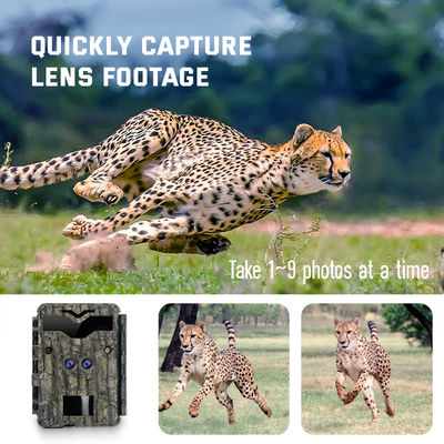 Gioco delle macchine fotografiche 4K di caccia di 32MP Dual Lens HD nessuna macchina fotografica della fauna selvatica di incandescenza