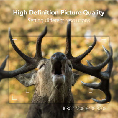 Macchina fotografica senza fili Ip65 impermeabile 1080p Hd 180mA della traccia di CMOS 25m IR