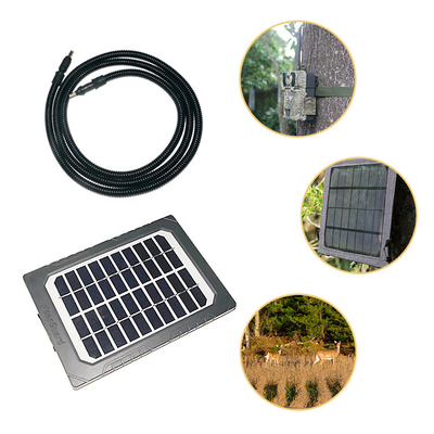 cavo di USB del pannello solare della macchina fotografica della traccia di 7.4v 2000mAh con l'adattatore di CA