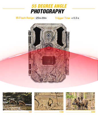 14 lente doppia della traccia di CMOS della macchina fotografica infrarossa della macchina fotografica 30MP Infrared Motion Detector