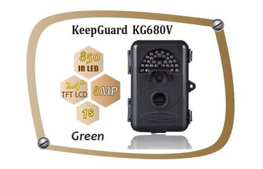 Macchina fotografica impermeabile KeepGuard 680NV di moto di IP54 8MP Trial Camera Wildlife