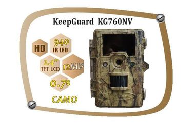 Macchina fotografica di 12MP Infrared Digital Wildlife per l'esplorazione, KeepGuard 760NV