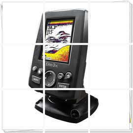 Macchina fotografica KeepGuard 65498-9645680 3,5" della traccia di GPS del Fishfinder dell'elite 3X esposizione
