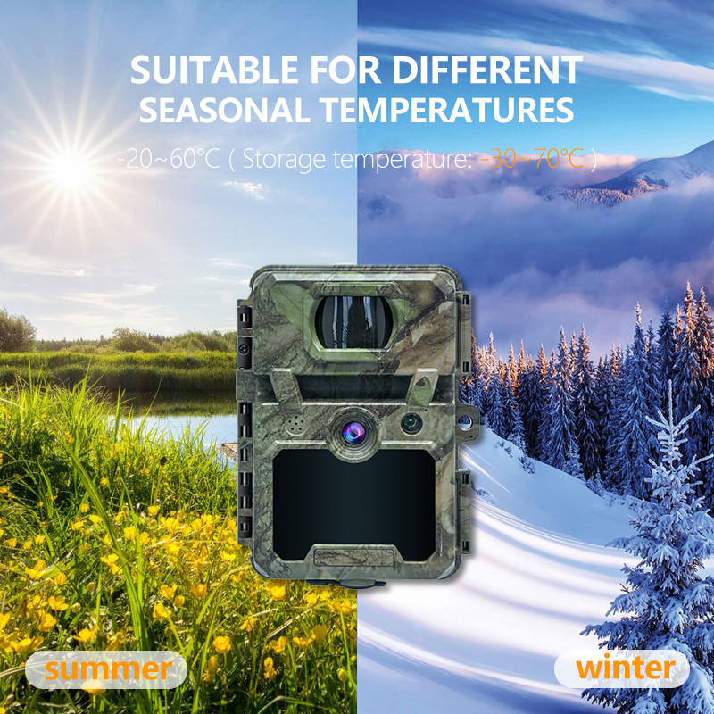 KW571 Fabbrica OEM ODM Mini Wildlife Scouting Timelapse Trail Camera IP67 Sensore CMOS senza bagliore e memoria SD Visione notturna