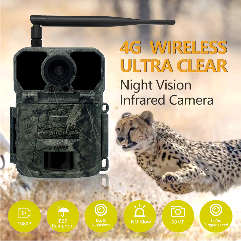 Camera di prova wireless 4G OEM/ODM KW895 30MP 0,25s velocità di attivazione integrata in scheda SIM IP67