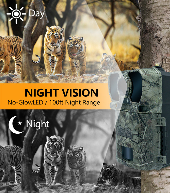 2025 Nuova High-End KW896 Antenna 100ft Night Range 32MP 2K Camera da caccia GSM per 4G Wildlife Research per Trail Camera