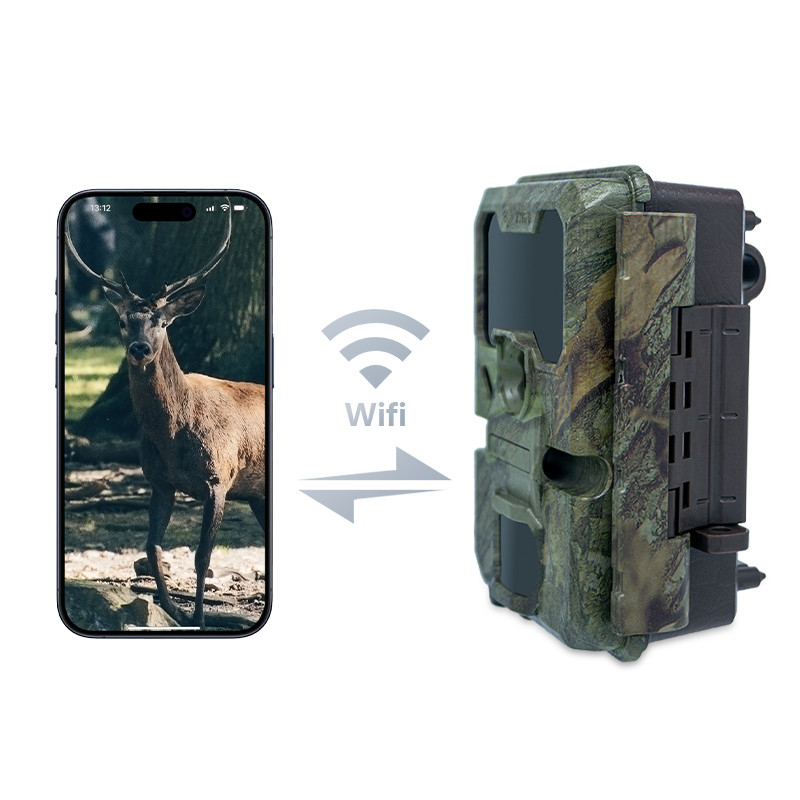 Fotocamera da caccia WIFI KW866 impermeabile IP67 OEM/ODM fino a 512GB Memoria SD 32MP fotocamera 4K