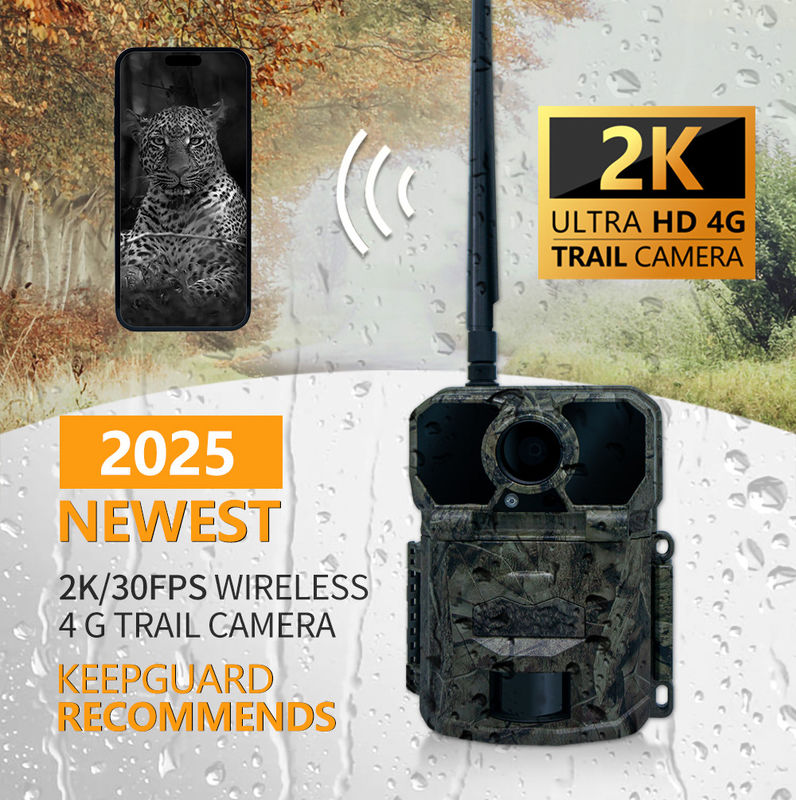 2024 Nuova telecamera di prova wireless 4G KW896 30MP 0.15s velocità di attivazione 100ft notte portata impermeabile IP65 telecamera da caccia