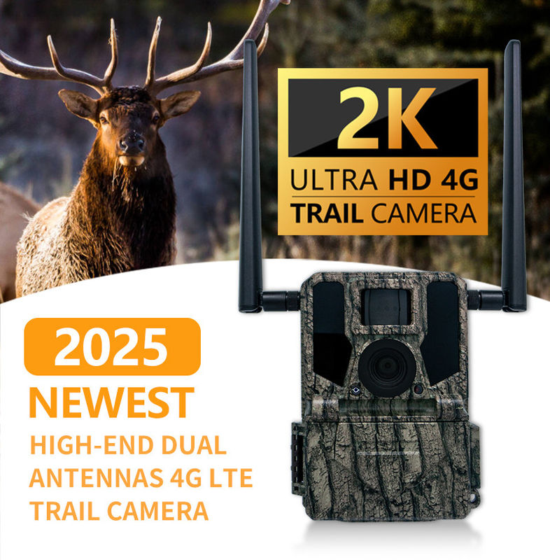 4G Trail Camera Foto Video 36MP Dimensione immagine 1-9 Numero di cattura 5s-60s Lunghezza del video