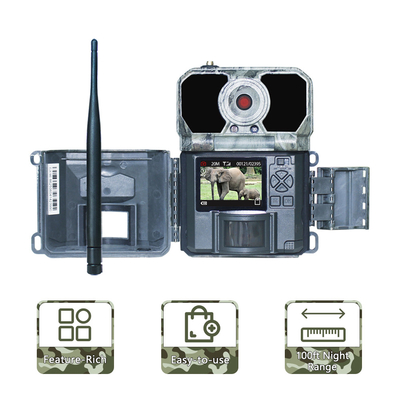 MMS GPRS dello smtp 25m IR della videocamera portatile di azione di sport della traccia 4G con Sim Card cellulare